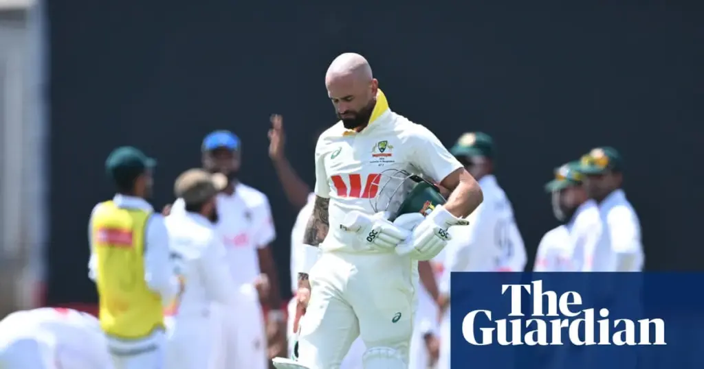 Australia v Bangladesh: Visitors move closer to historic win after Steve Smith wicket