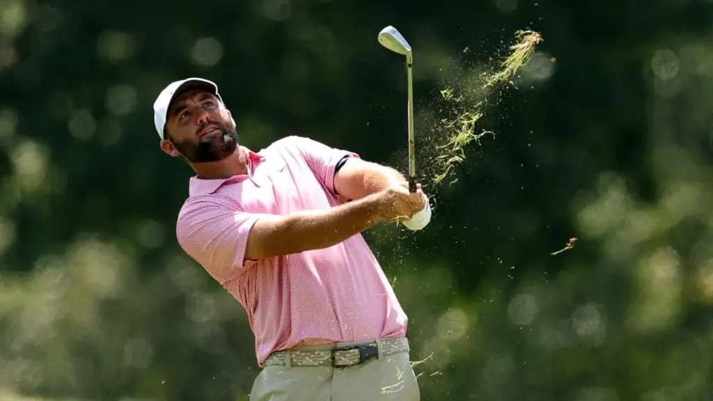 Scheffler shoots 61 to take three-shot lead in Memphis in playoff opener
