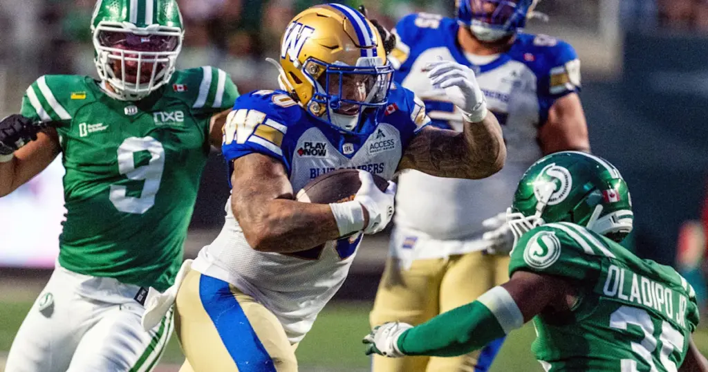 Bombers QB Collaros says loss to Roughriders will only fuel him in Banjo Bowl rematch